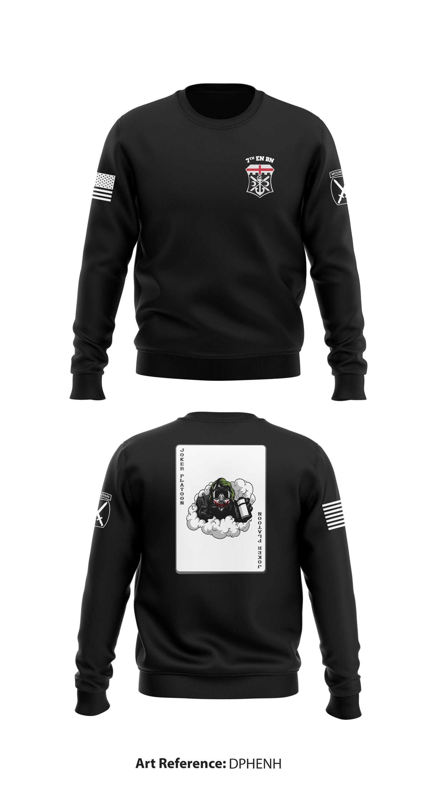 Joker Platoon HHC 7BEB Store 1 Core Men's Crewneck Performance Sweatshirt - DphenH