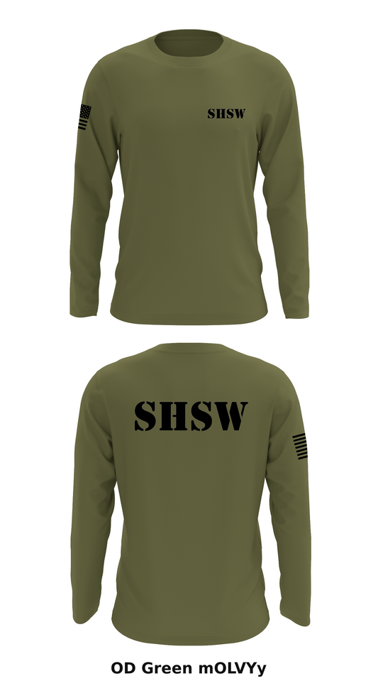 Shsw Store 1 Core Men's LS Performance Tee - mOLVYy