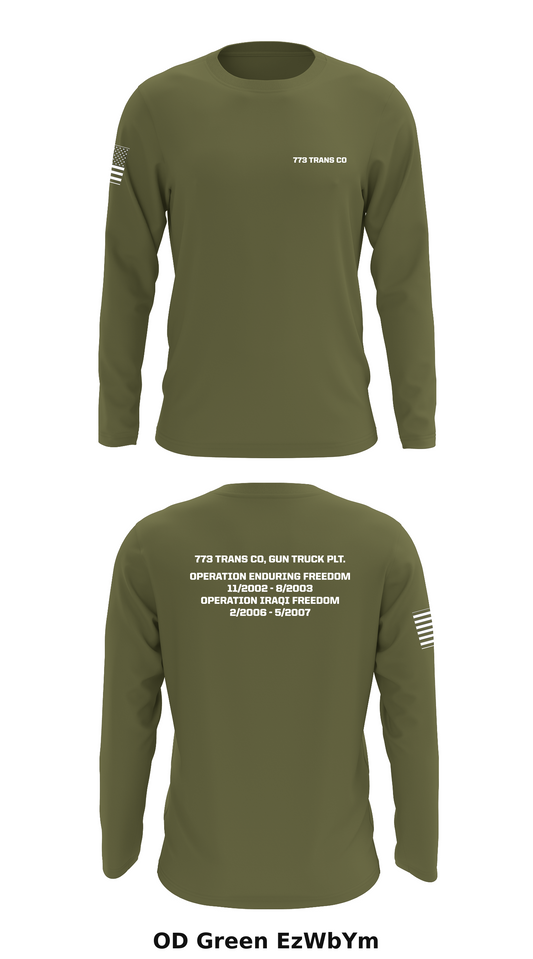 773 Trans Co. Store 1 Core Men's LS Performance Tee - EzWbYm