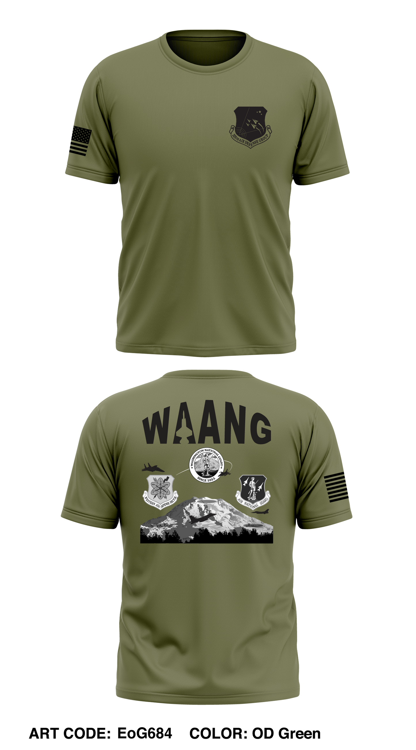 225th ADG Store 1 Core Men's SS Performance Tee - EoG684