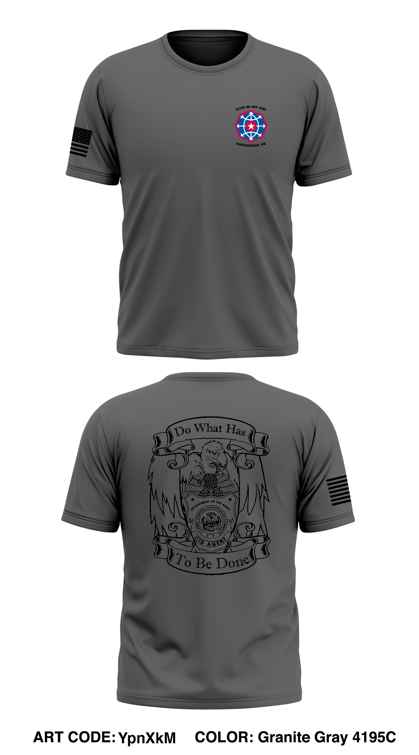 321st MP Det (CID), 159th MP Battalion Store 1 Core Men's SS Performance Tee - YpnXkM
