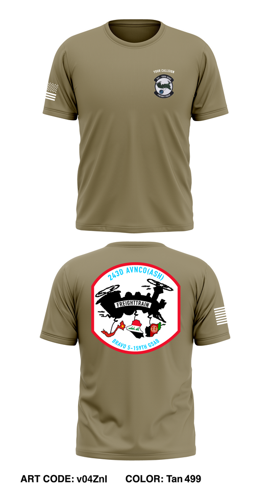 B Co 5-159th GSAB Store 1 Core Men's SS Performance Tee - v04ZnI