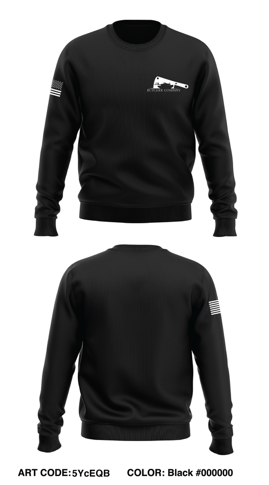 Butcher Co, 1-77 AR Core Men's Crewneck Performance Sweatshirt - 5YcEQB