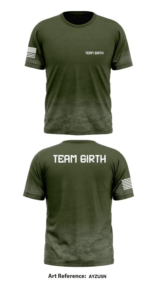 Team Girth Store 1 Core Men's SS Performance Tee - aYzU5N