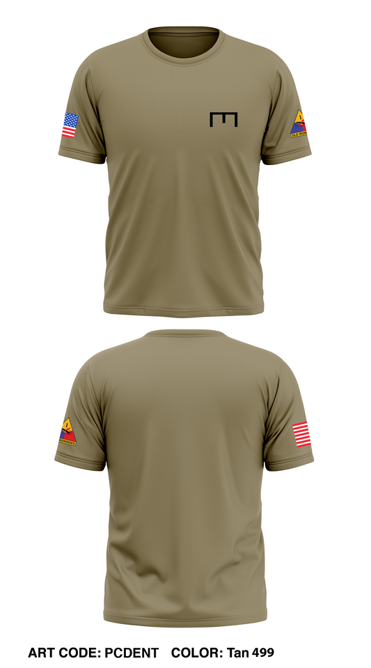 2PLT, A co, 2BEB, 3/1AD Store 1 Core Men's SS Performance Tee - PCDENT