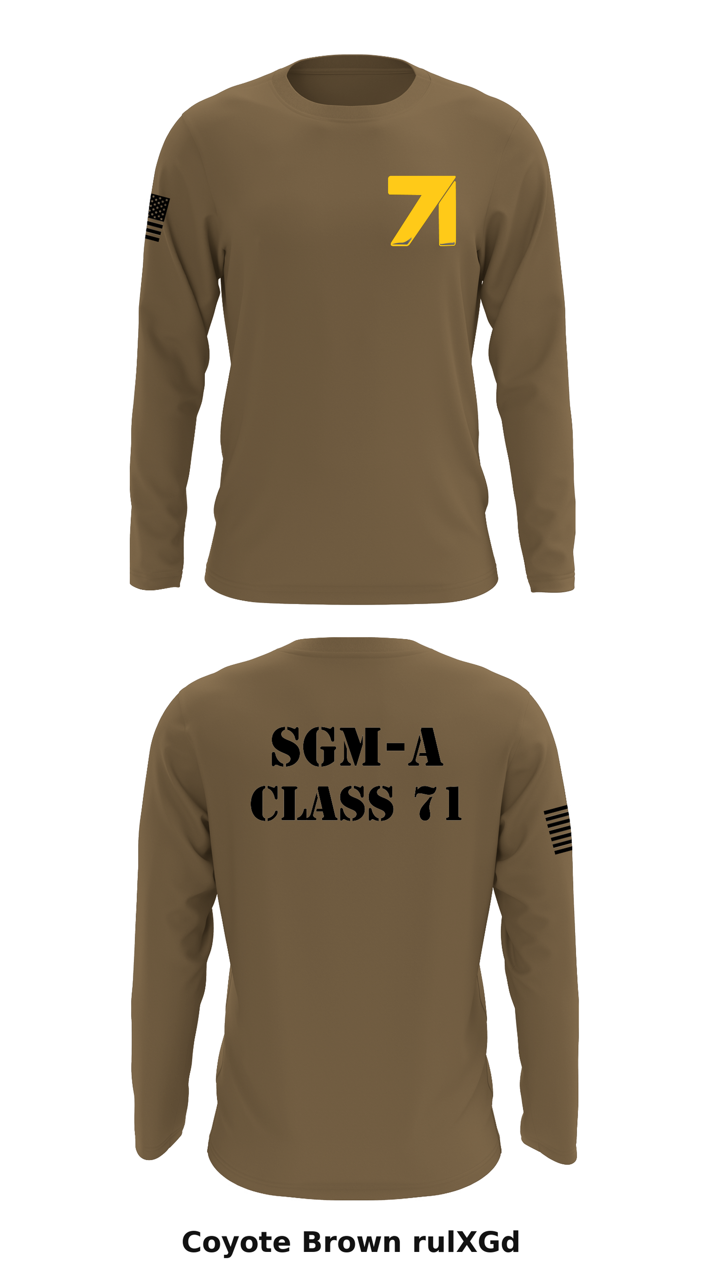 SGM-A Class 71 Store 1 Core Men's LS Performance Tee - rulXGd