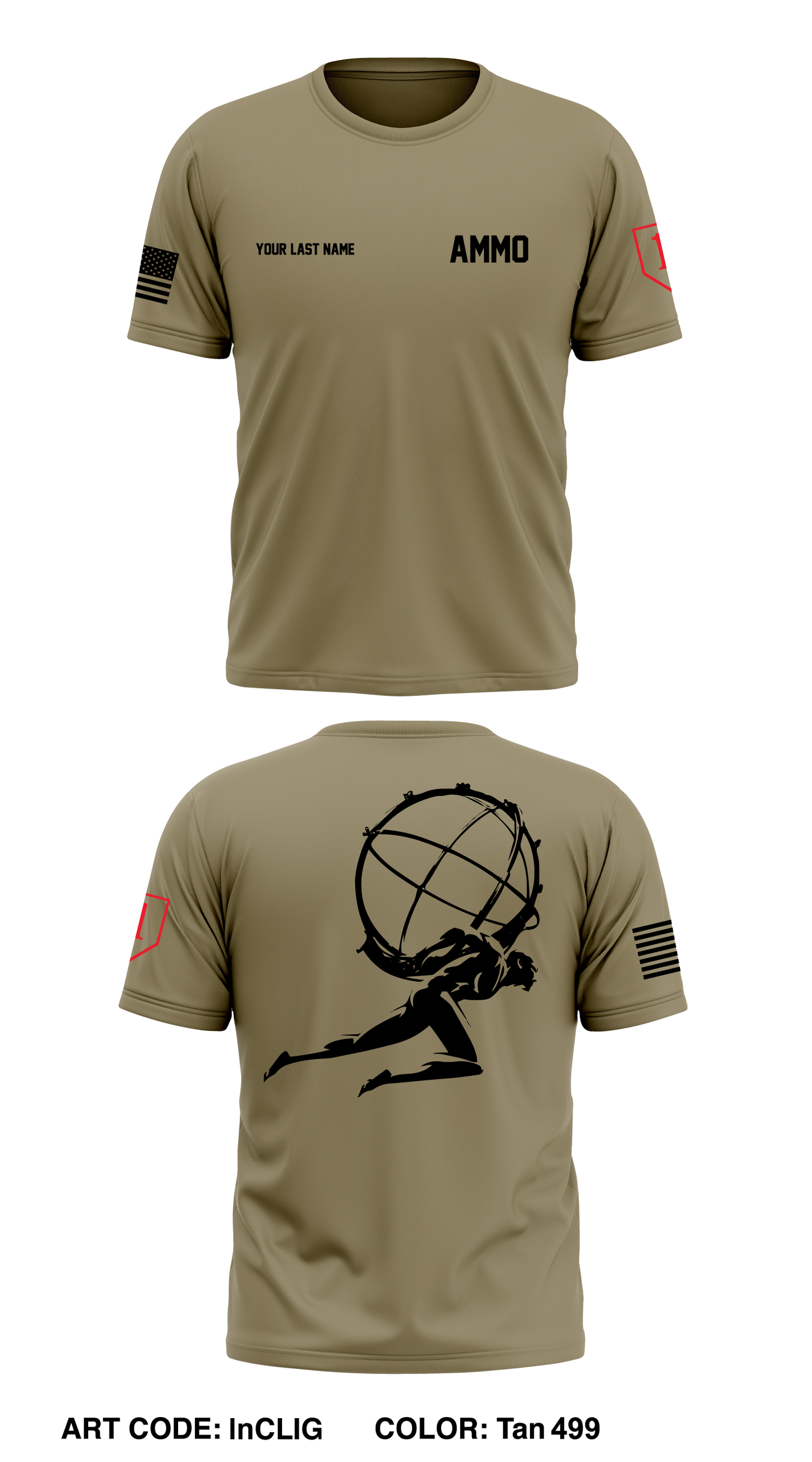 I FSC, 1-16 IN, 1 BDE, 1 ID Store 1 Core Men's SS Performance Tee - lnCLIG