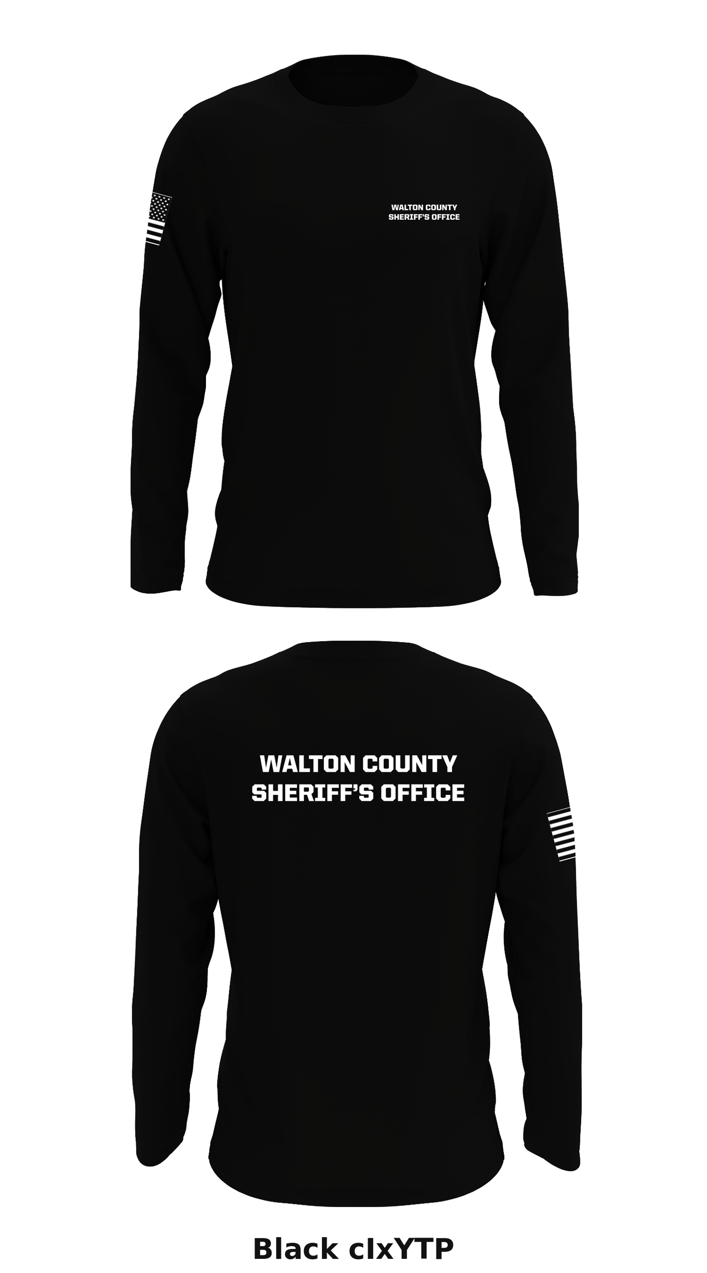 Walton County Sheriff’s Office Store 1 Core Men's LS Performance Tee - cIxYTP