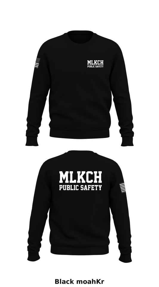 MLKCH Public Safety  Store 1 Core Men's Crewneck Performance Sweatshirt - moahKr