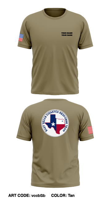 East Texas Disaster Response Teamm Store 1 Core Men's SS Performance Tee - vccbSb