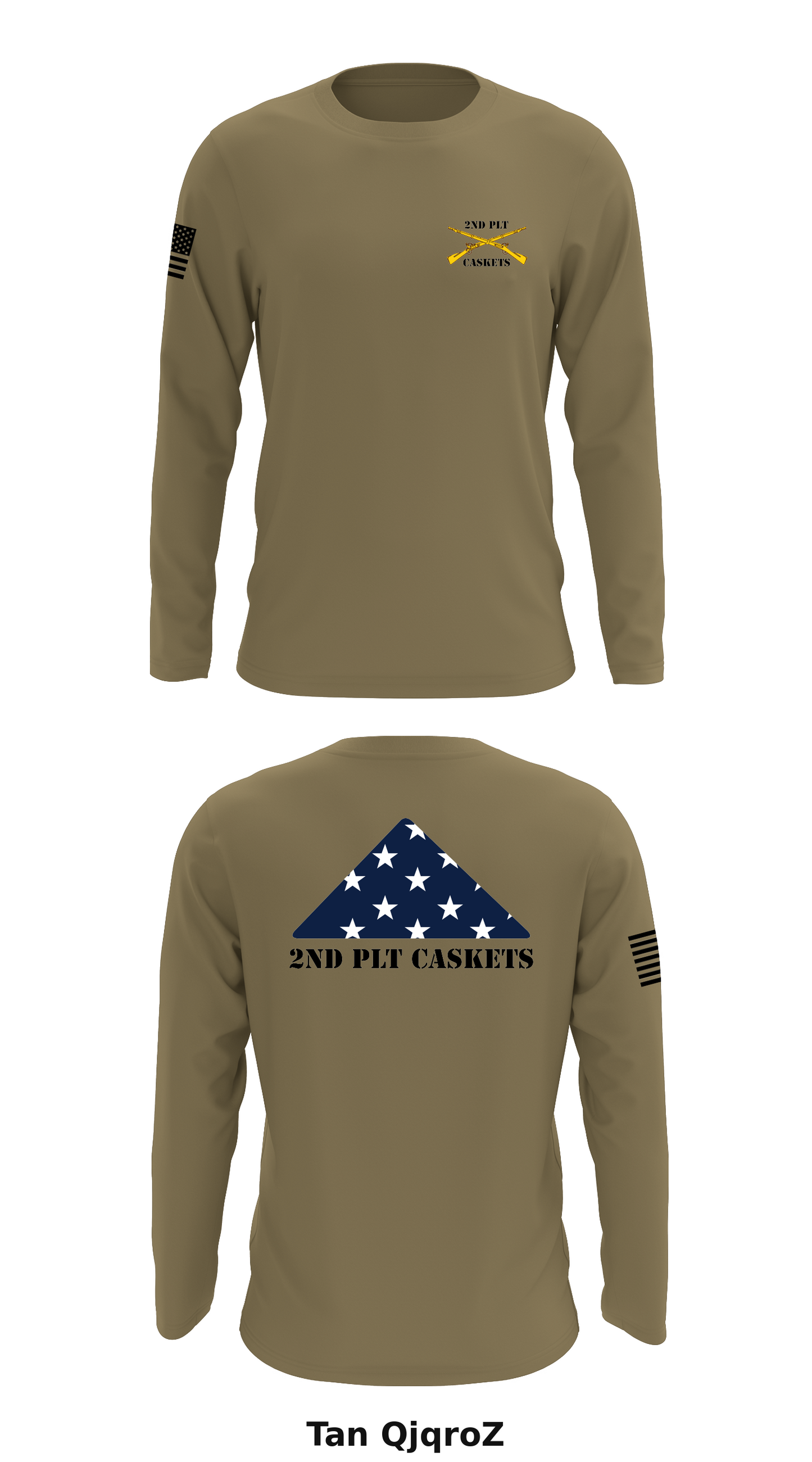 2nd Plt Caskets Store 1 Core Men's LS Performance Tee - QjqroZ