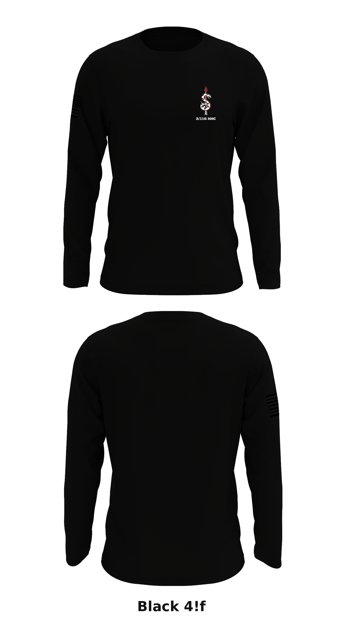 3/116 HHC Store 1 Core Men's LS Performance Tee - 4!f