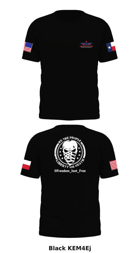 Freedom Ins’t Free Tactical Solutions LLC Store 1 Core Men's SS Performance Tee - KEM4Ej