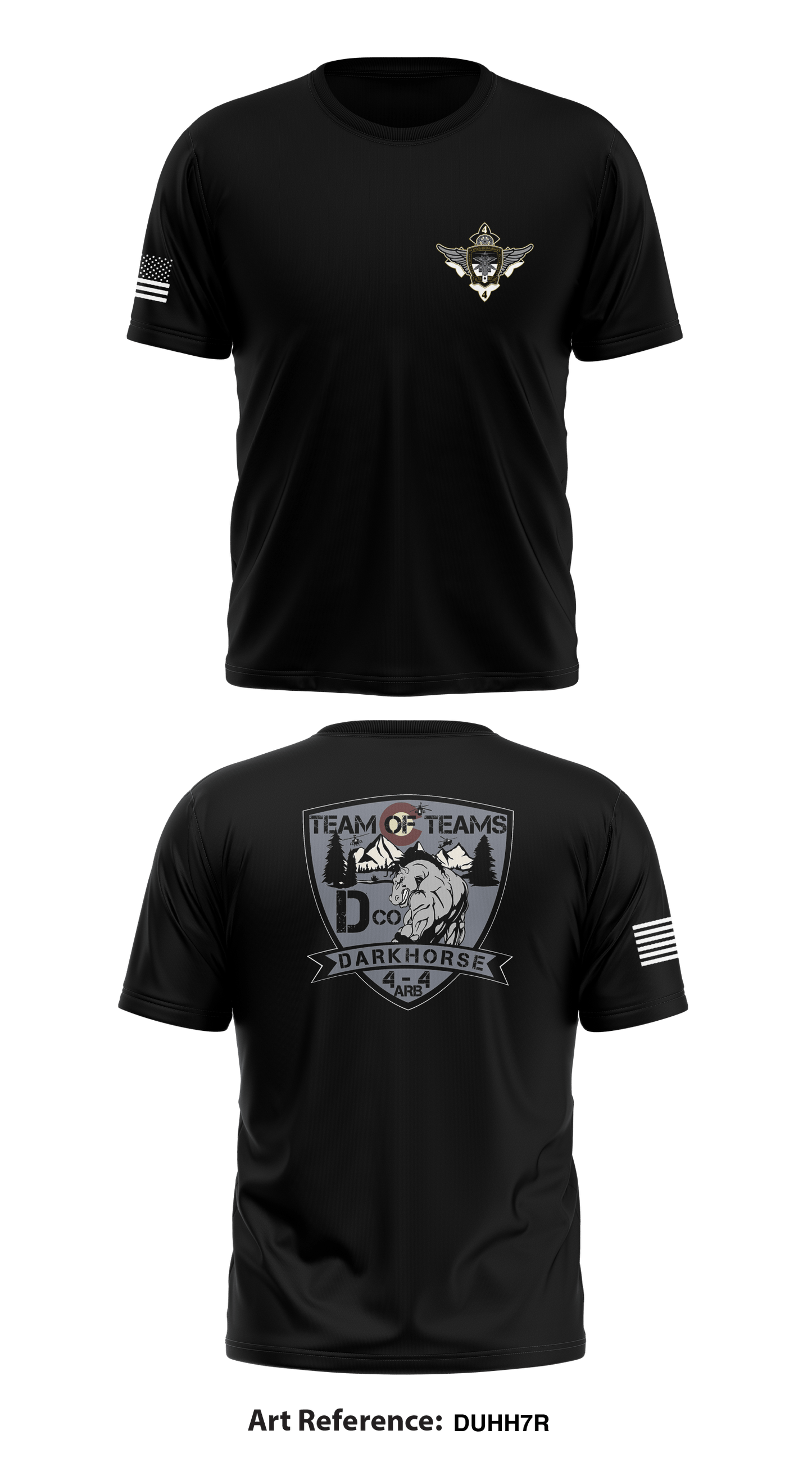 Delta Company 4-4ARB Store 1 Core Men's SS Performance Tee - DuhH7R