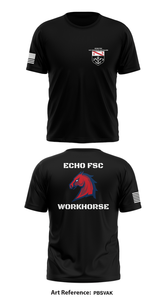 Echo Forward Support Company Store 1 Core Men's SS Performance Tee - PbSVAK