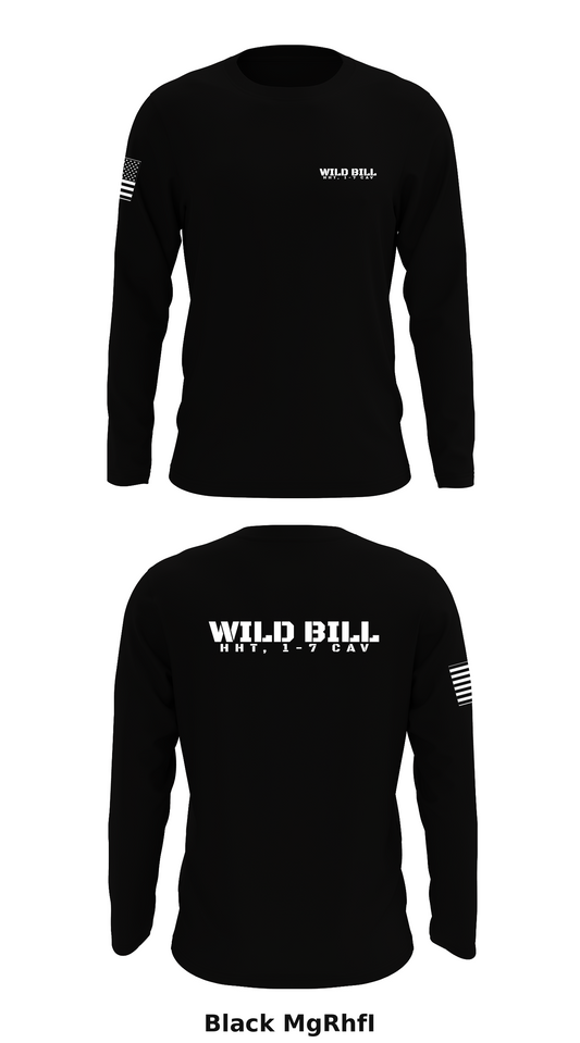 Wild Bill, HHT, 1-7 CAV Store 1 Core Men's LS Performance Tee - MgRhfI