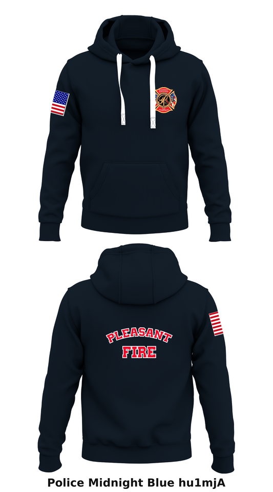 Pleasant Township Fire Department  Store 1  Core Men's Hooded Performance Sweatshirt - hu1mjA