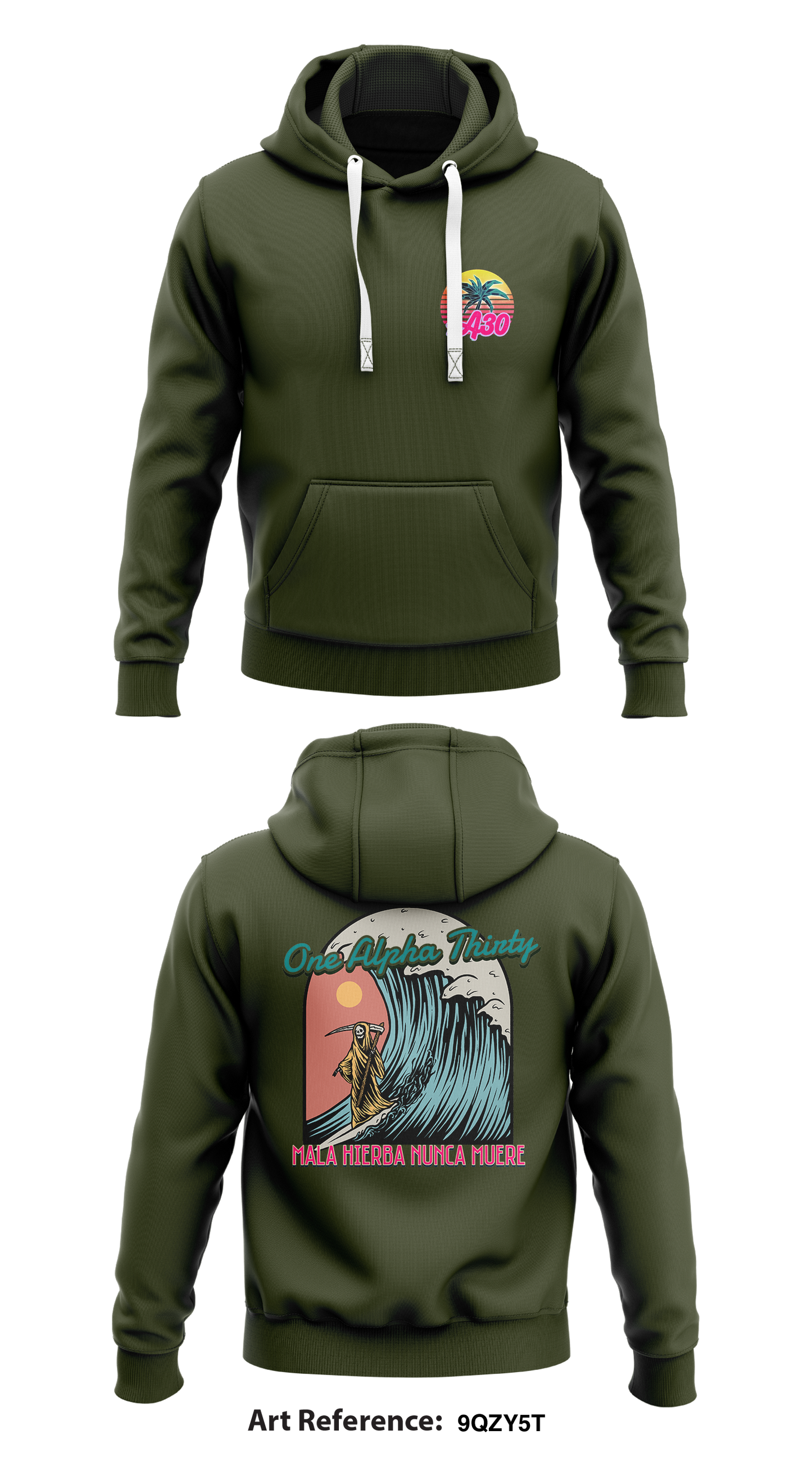 1A3 Store 1  Core Men's Hooded Performance Sweatshirt - 9QzY5t
