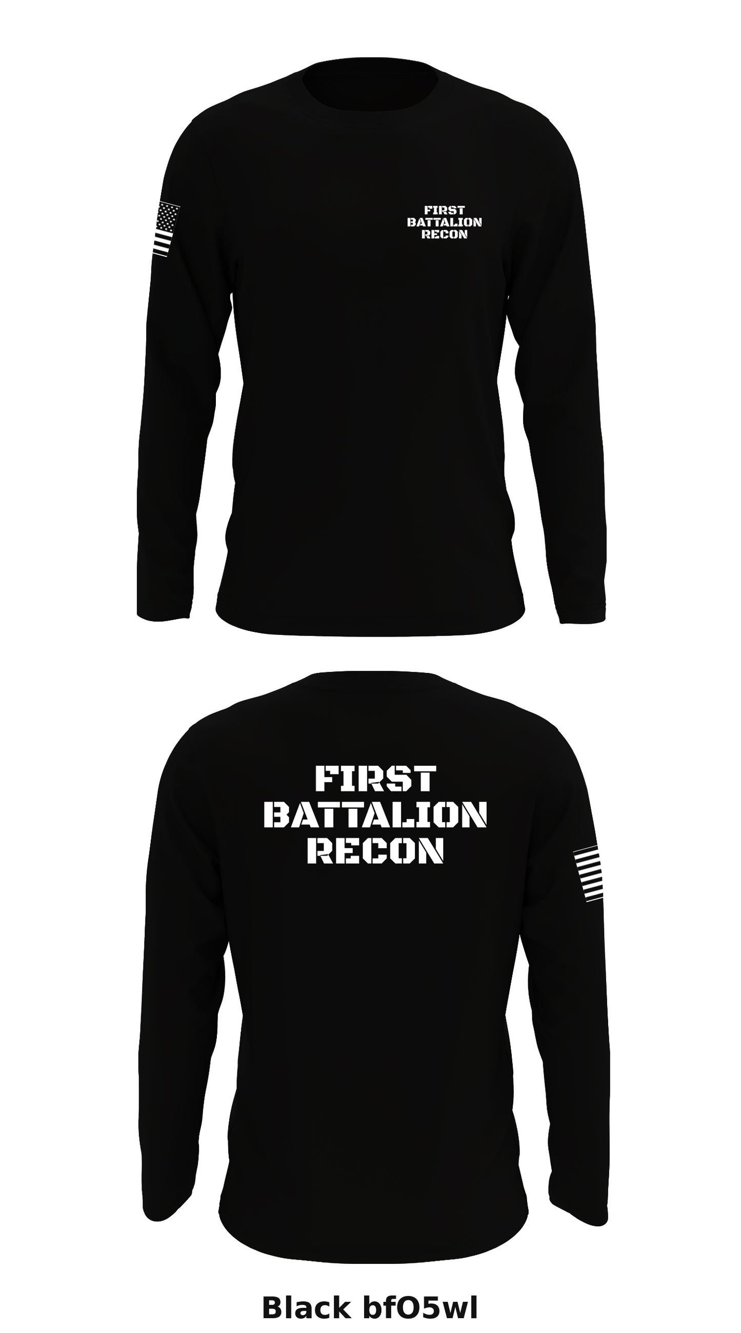 First Battalion Recon Store 1 Core Men's LS Performance Tee - bfO5wl