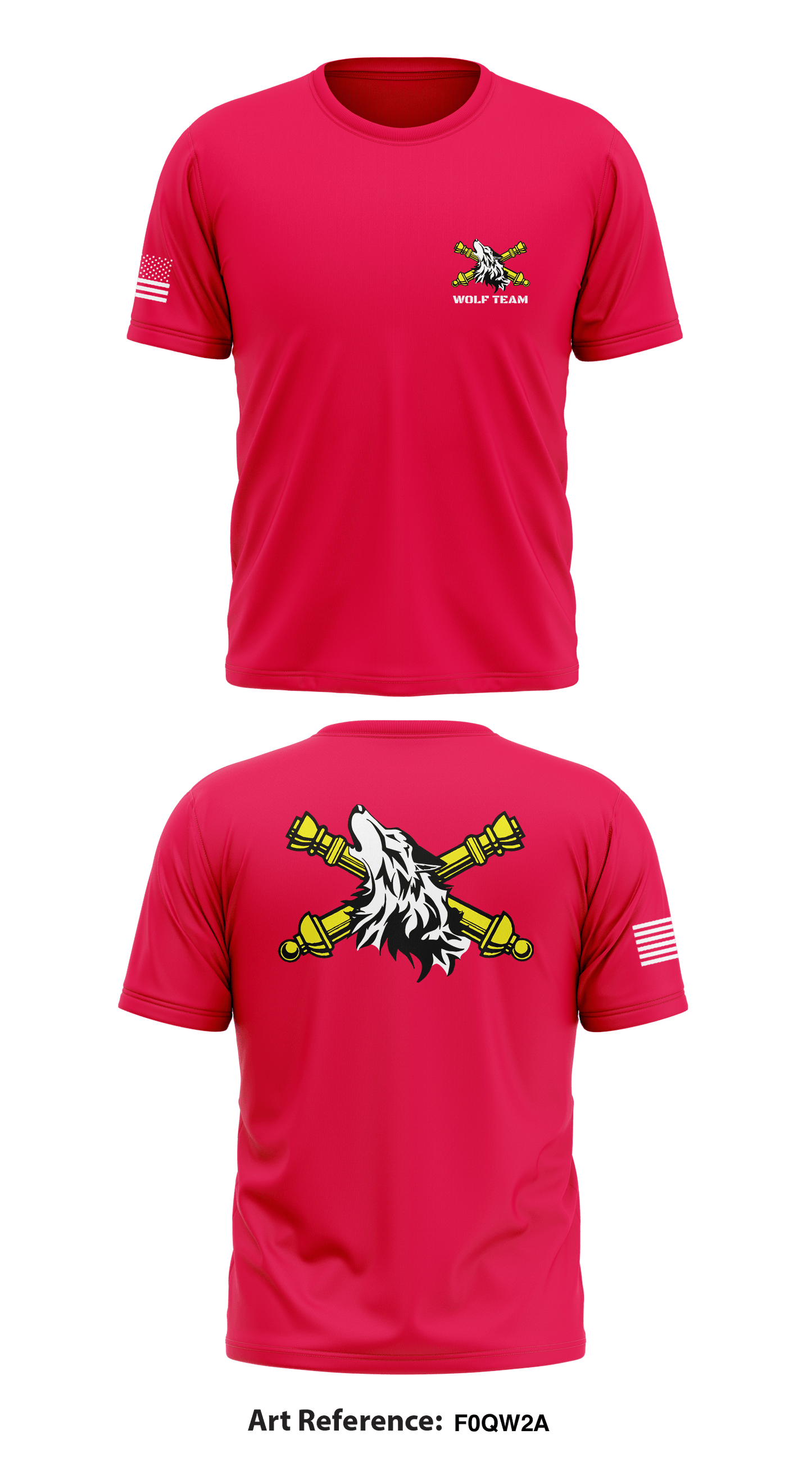 Wolf Team, OPS GRP, NTC Store 1 Core Men's SS Performance Tee - f0qw2a
