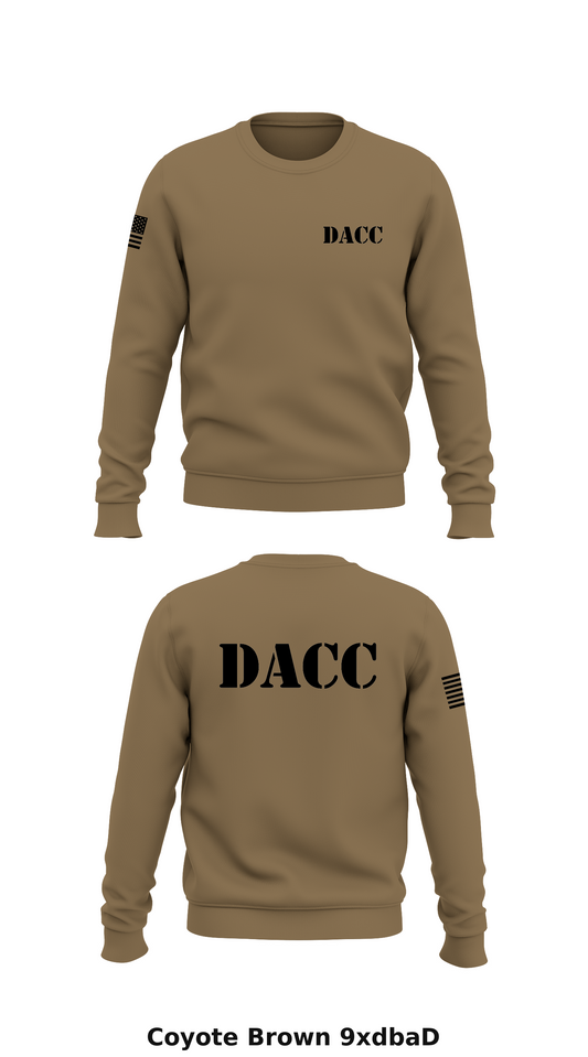 DACC Store 1 Core Men's Crewneck Performance Sweatshirt - 9xdbaD