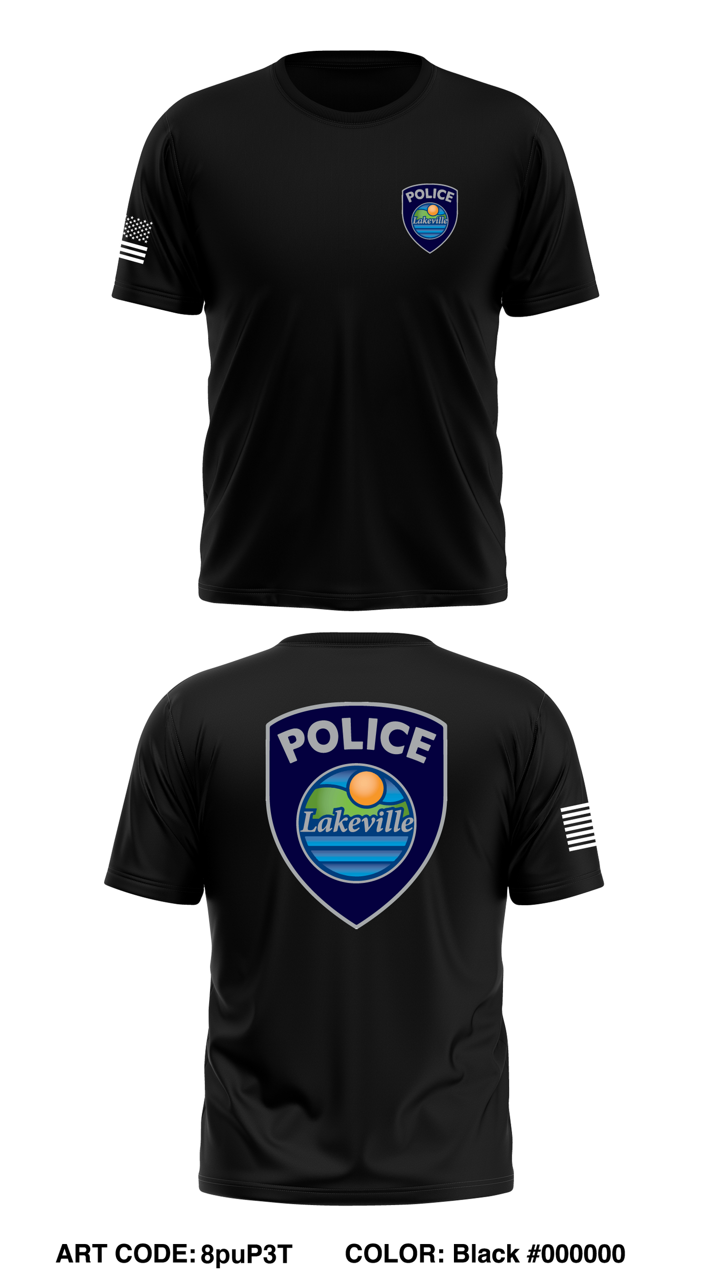 Lakeville Police Dept Store 1 Core Men's SS Performance Tee - 8puP3T