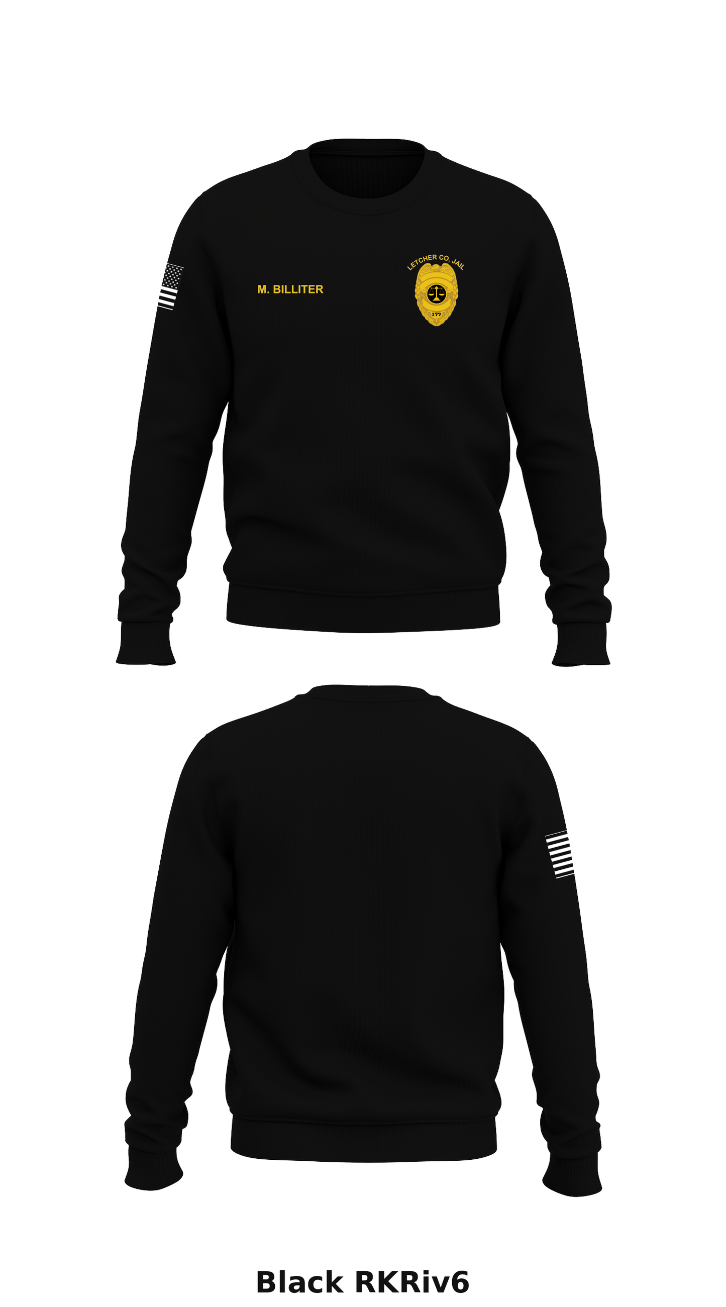 177 Store 1 Core Men's Crewneck Performance Sweatshirt - RKRiv6