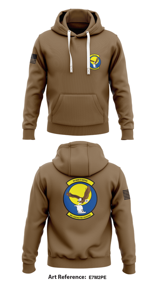 56th CONTRACTING SQUADRON STORE 1  Core Men's Hooded Performance Sweatshirt - E7m2Pe