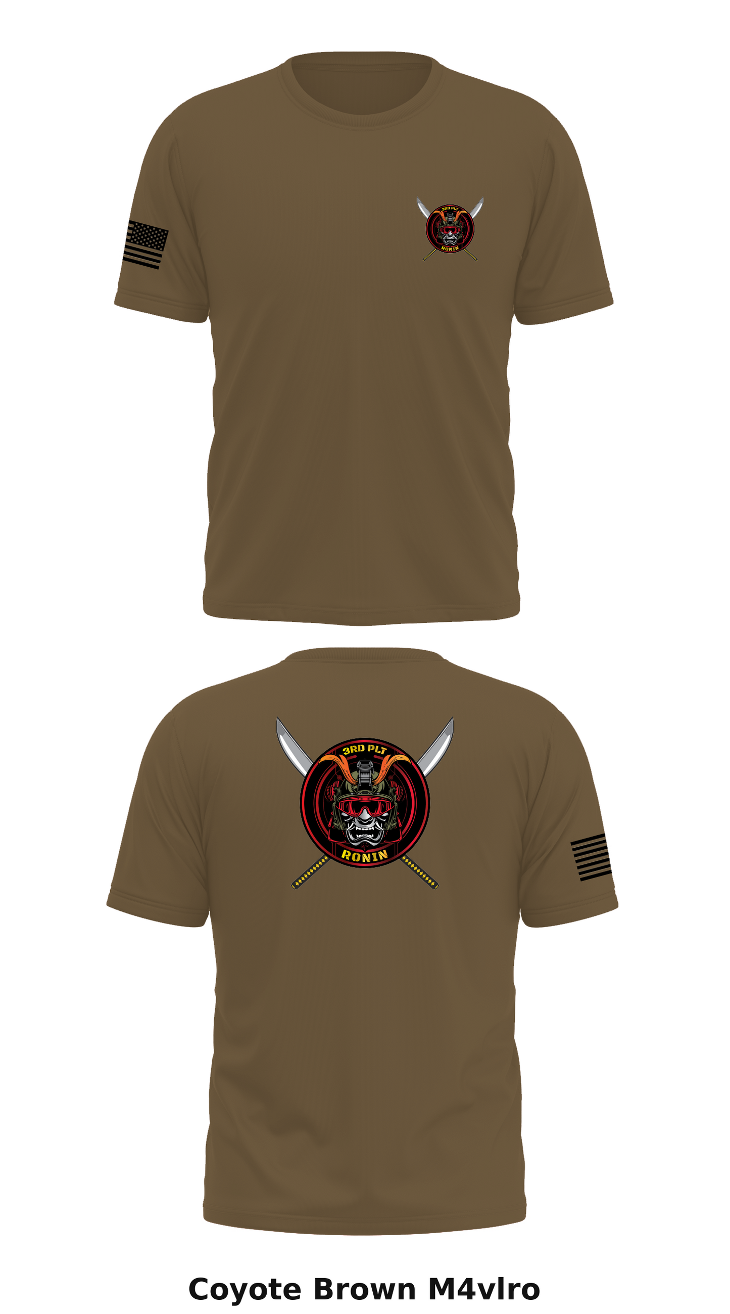 3rd PLT RONIN Store 1 Core Men's SS Performance Tee - M4vlro