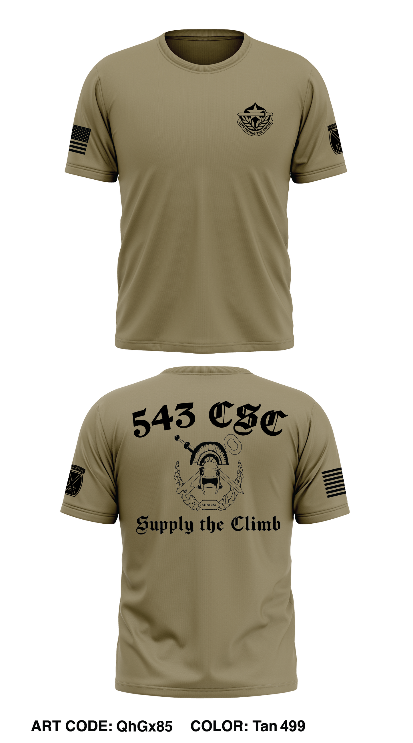 543 CSC Store 1 Core Men's SS Performance Tee - QhGx85