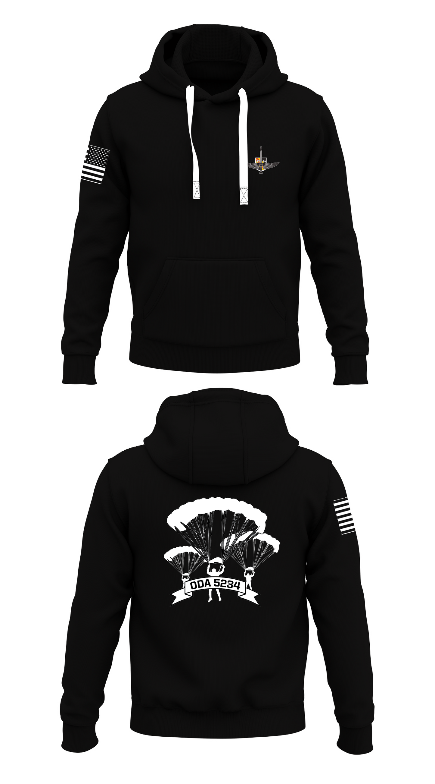 ODA 5234 Store 1  Core Men's Hooded Performance Sweatshirt - 51955116321
