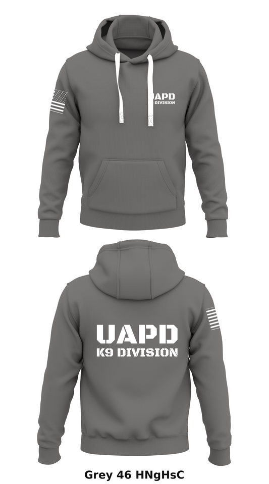 UAPD K9 Division Store 1  Core Men's Hooded Performance Sweatshirt - HNgHsC