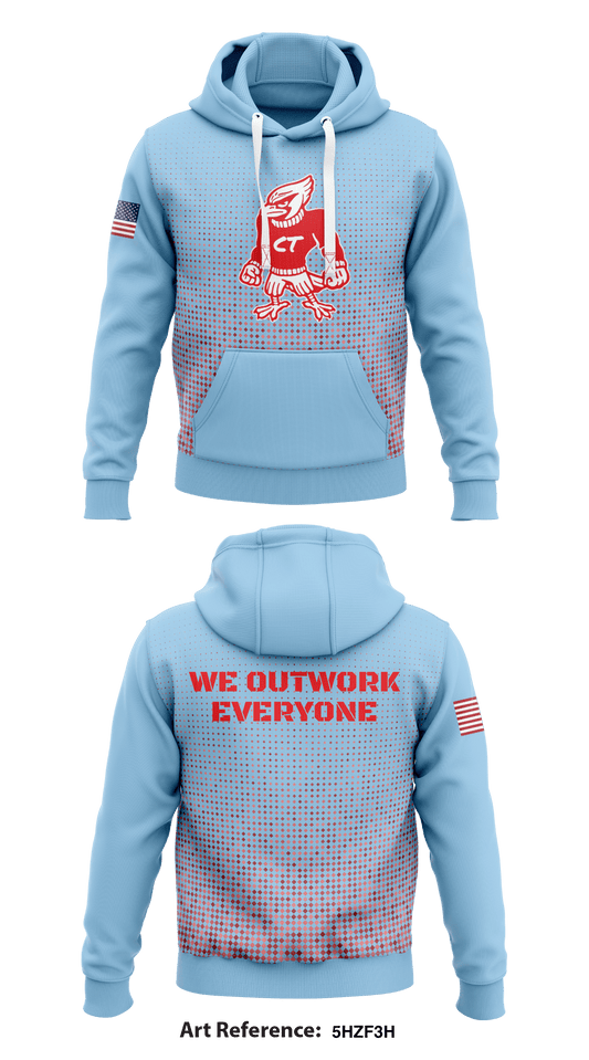 CT CARDINALS Store 1  Core Men's Hooded Performance Sweatshirt - 5HZf3H