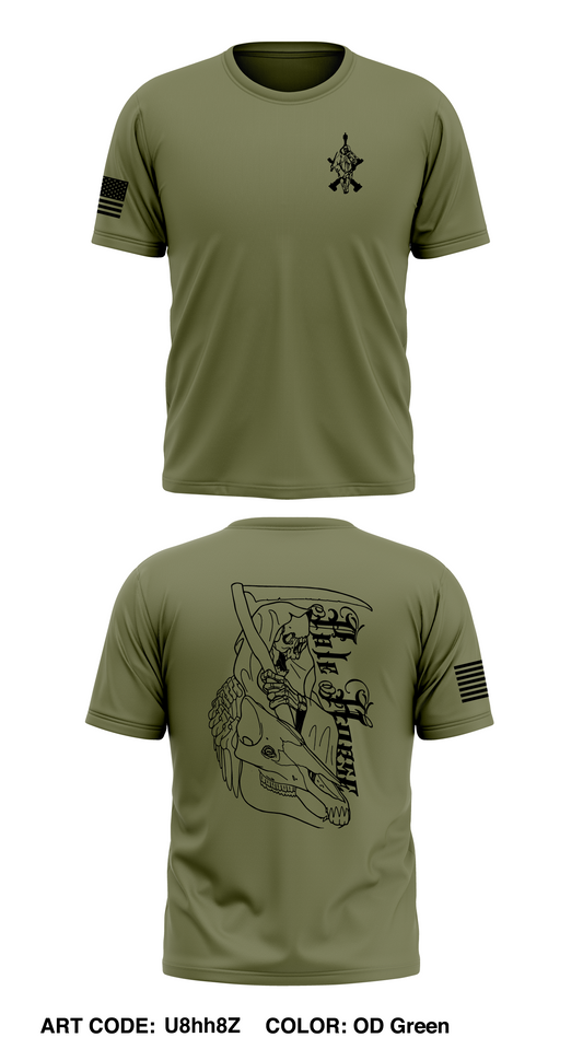 M BTRY, 3 BN, 14TH Marines STORE 1 Core Men's SS Performance Tee - U8hh8Z