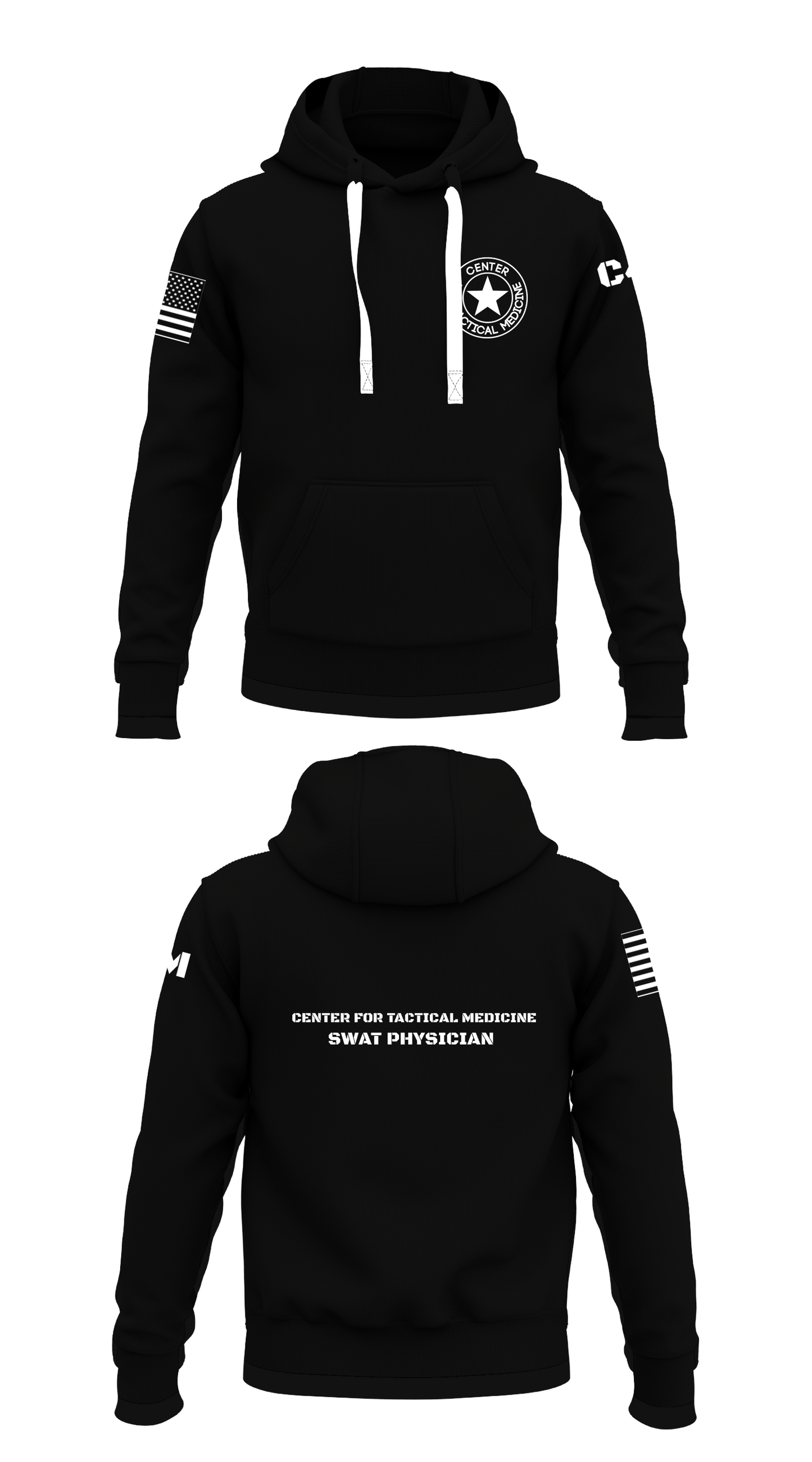 Center for Tactical Medicine Store 1  Core Men's Hooded Performance Sweatshirt - 80711646562