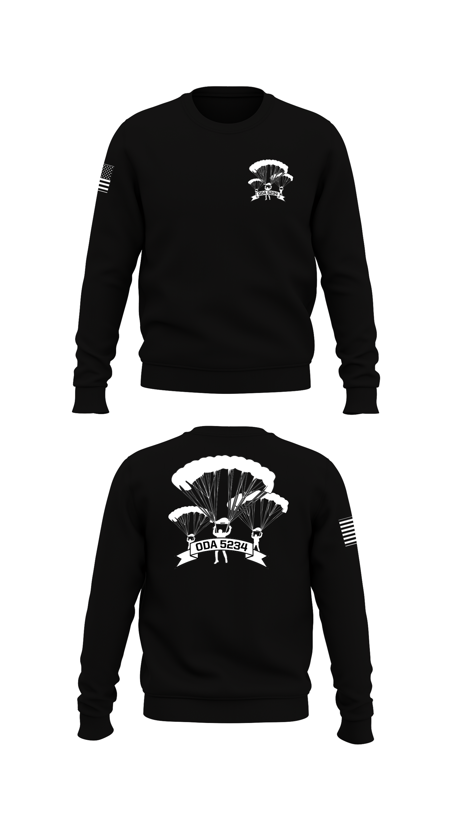 ODA 5234 Store 1 Core Men's Crewneck Performance Sweatshirt - kqc