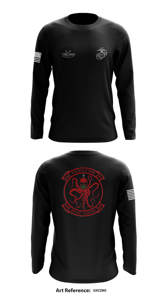MALS-11 Store 1 Core Men's LS Performance Tee - gxCZM2