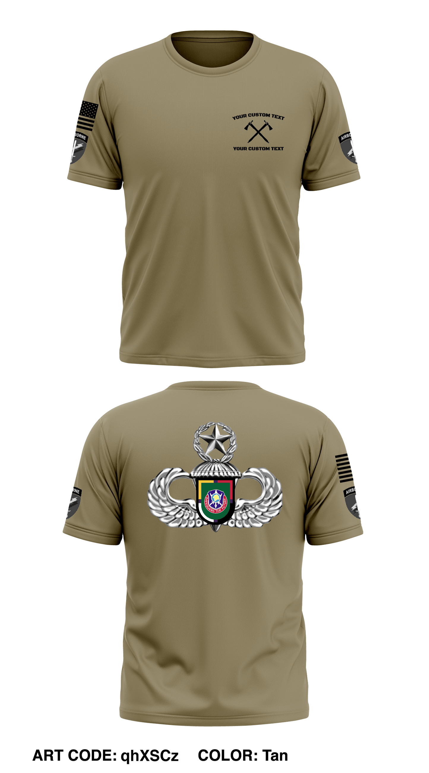 HHC(-), 404th Civil Affairs Battalion (Airborne) Store 1 Core Men's SS Performance Tee - qhXSCz