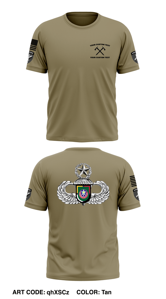 HHC(-), 404th Civil Affairs Battalion (Airborne) Store 1 Core Men's SS Performance Tee - qhXSCz