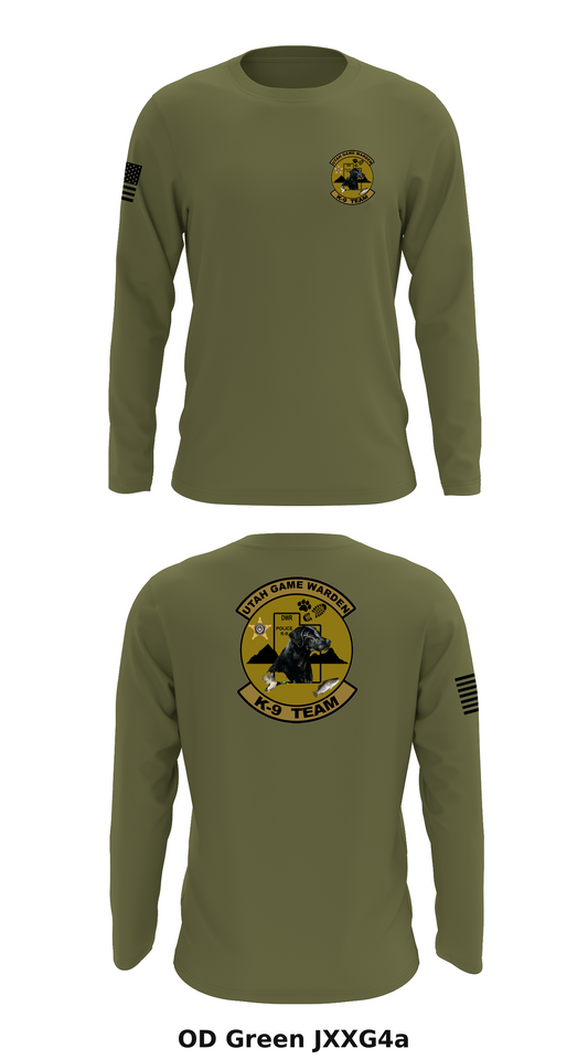 DWR K-9 Unit Store 1 Core Men's LS Performance Tee - JXXG4a