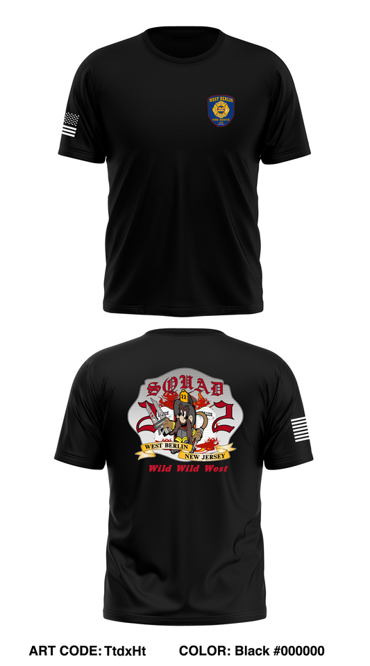 West Berlin Fire Rescue Store 1 Core Men's SS Performance Tee - TtdxHt