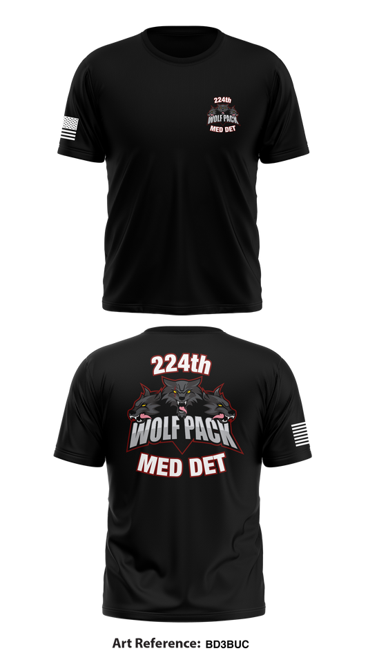 224th Preventive Medicine Det Store 1 Core Men's SS Performance Tee - bd3BUc