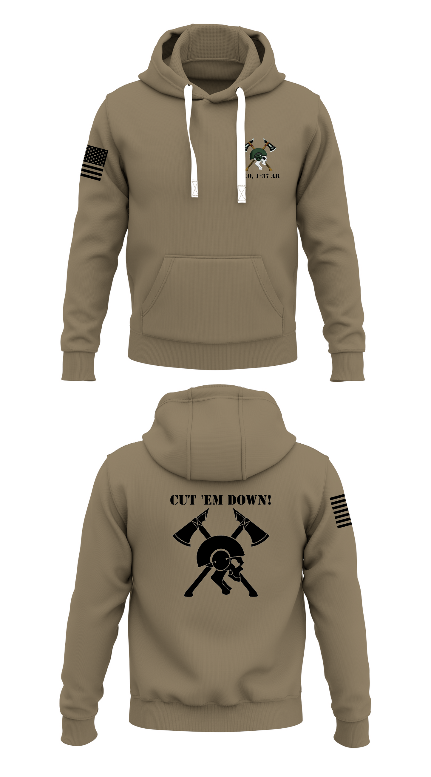 A Co, 1-37 AR Store 1  Core Men's Hooded Performance Sweatshirt - 33245861542