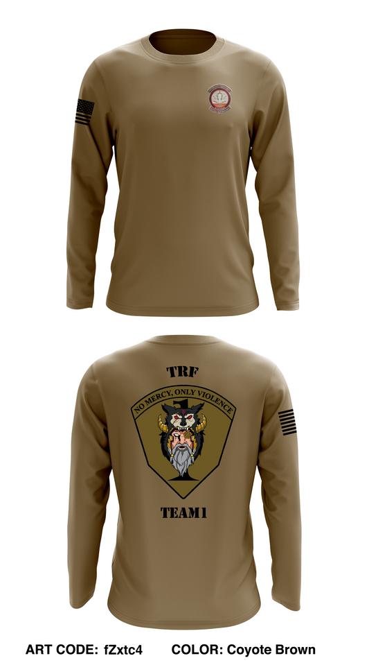 91MSOS TRF Team1 Store 1 Core Men's LS Performance Tee - fZxtc4