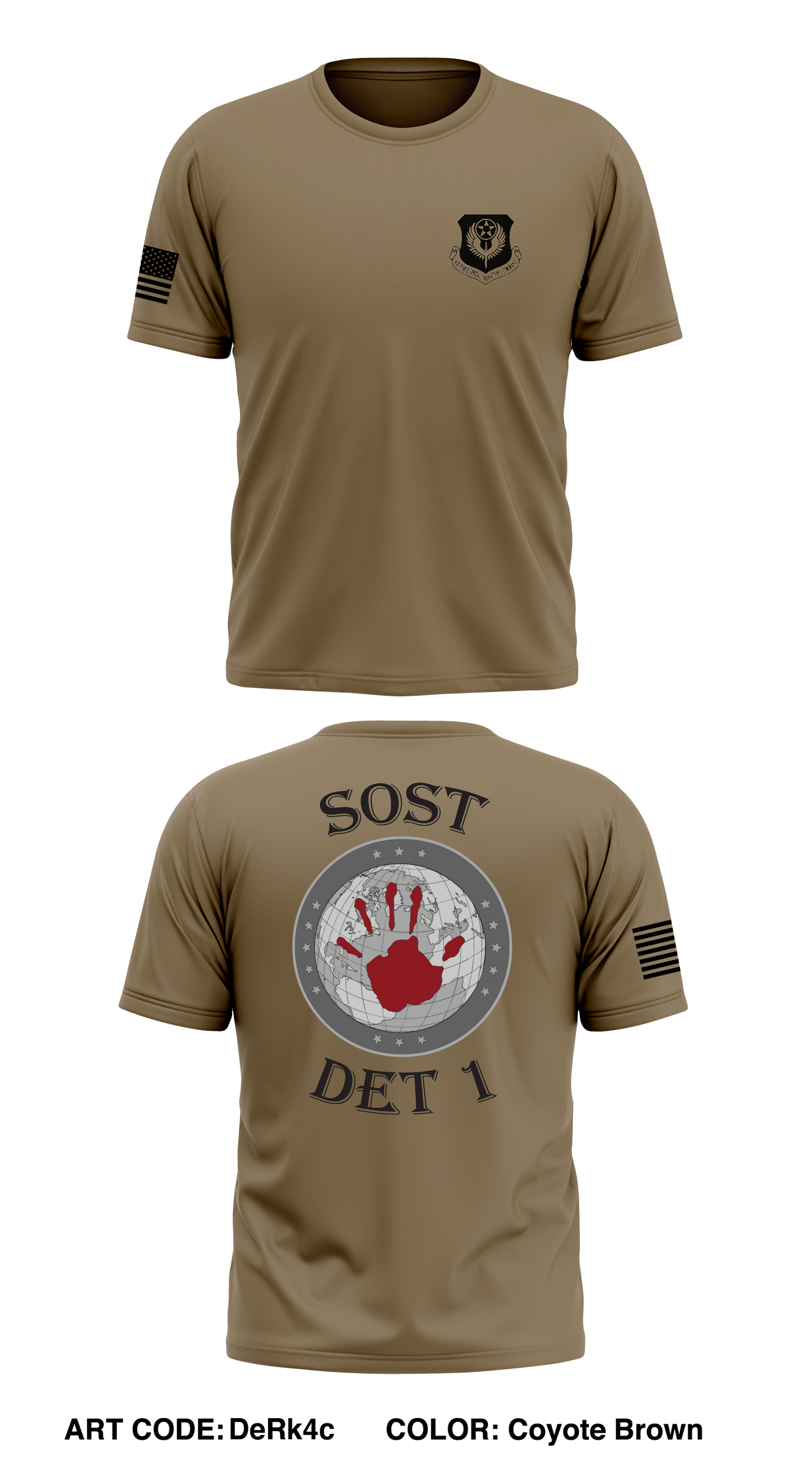 SOST DET 1 Store 1 Core Men's SS Performance Tee - DeRk4c