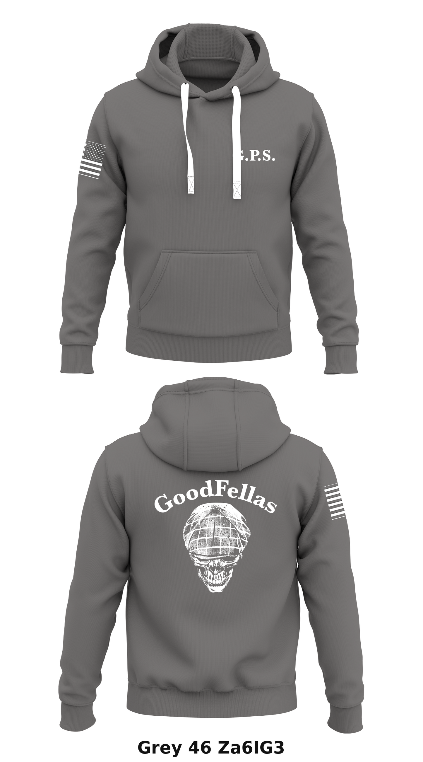 G.P.S.  Store 1  Core Men's Hooded Performance Sweatshirt - Za6IG3