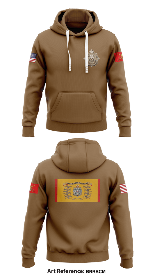 Border Regiment Store 1  Core Men's Hooded Performance Sweatshirt - BrRBCm