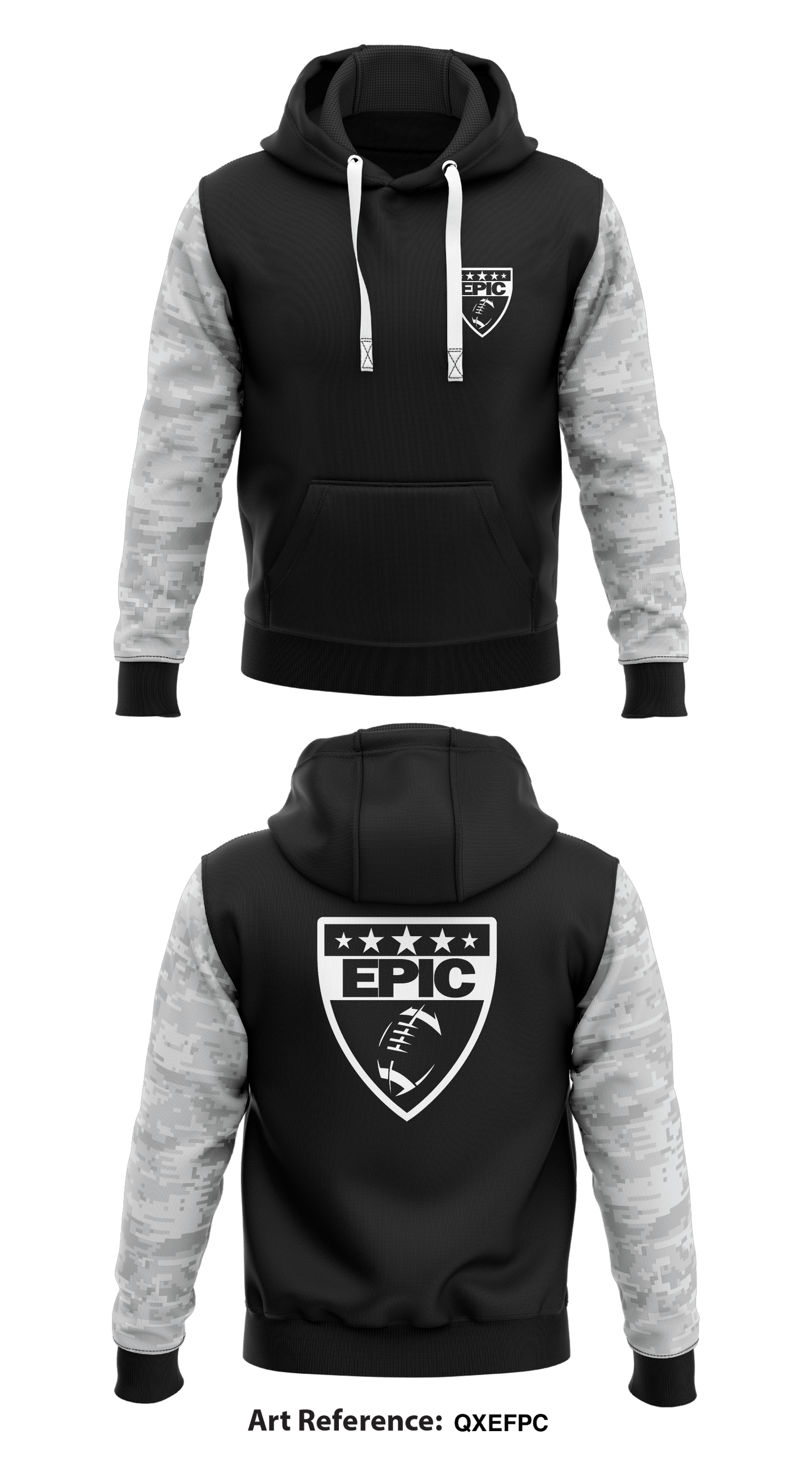 EPIC Athletics Store 1  Core Men's Hooded Performance Sweatshirt - QxefPC