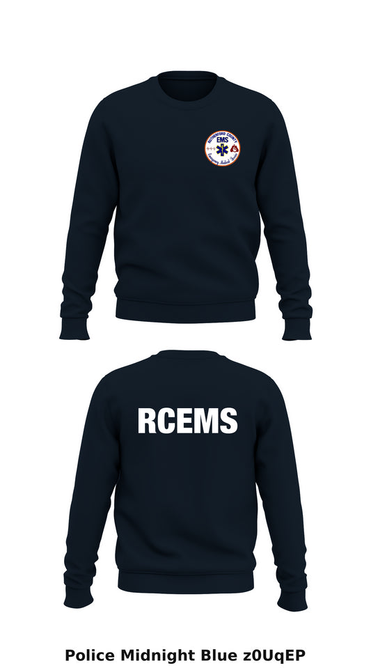 Rutherford County EMS Store 1 Core Men's Crewneck Performance Sweatshirt - z0UqEP