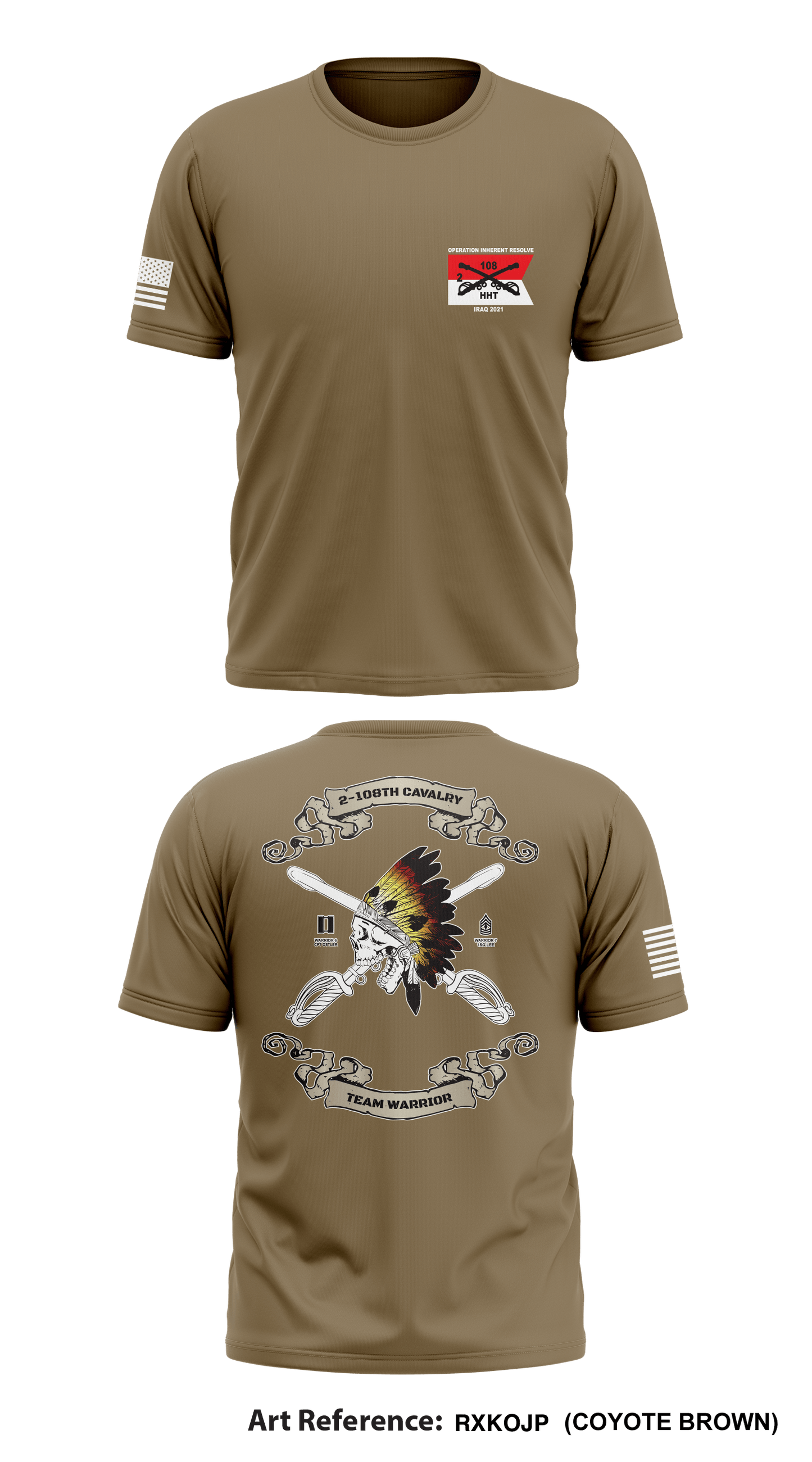 HHT, 2-108TH CAV, 256TH IBCT Store 1 Core Men's SS Performance Tee - RXkOJp